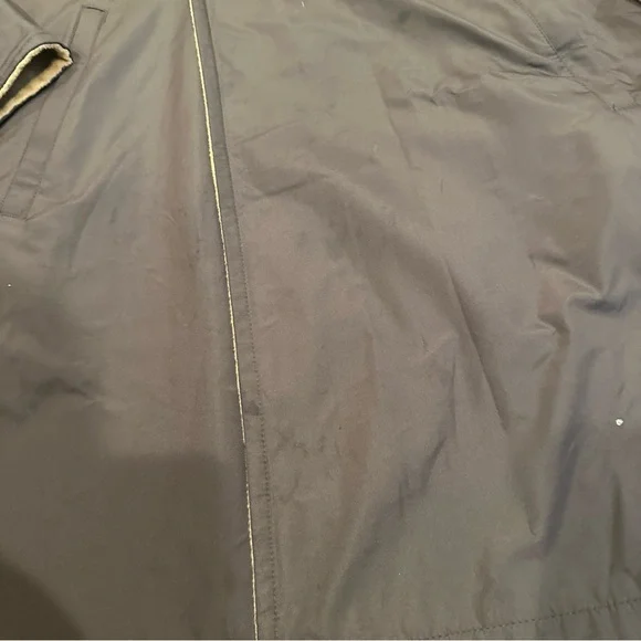 J. Jill Brown Wool Coat Tan Neutral Reversible Longline Jacket Light Size M - Picture 11 of 16